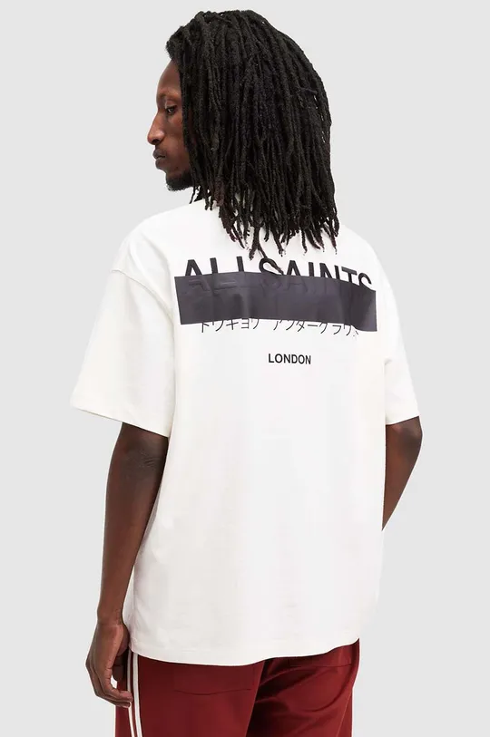 AllSaints t-shirt bawełniany REDACT 100 % Bawełna organiczna