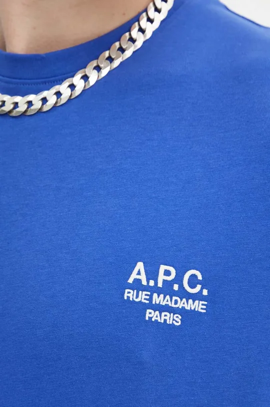 Bombažna kratka majica A.P.C. t-shirt raymond Moški