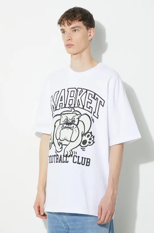 λευκό Βαμβακερό μπλουζάκι Market Offensive Line Uv T-Shirt