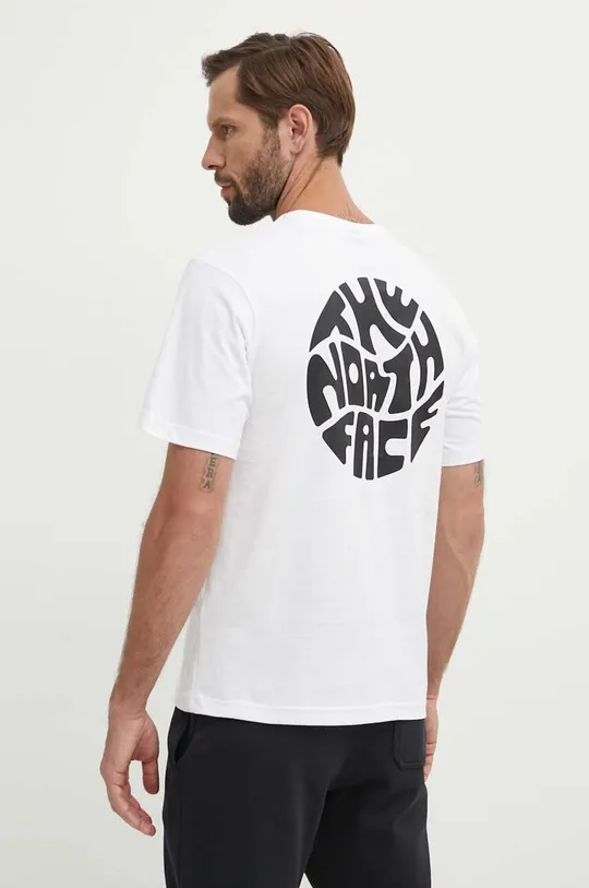 biały The North Face t-shirt bawełniany