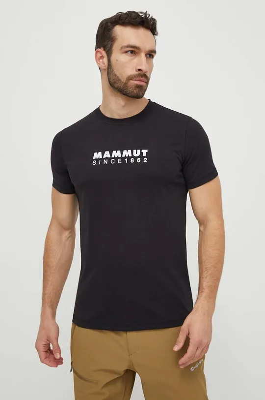 μαύρο Αθλητικό μπλουζάκι Mammut Mammut Core