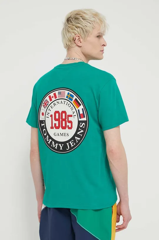 Βαμβακερό μπλουζάκι Tommy Jeans Archive Games 100% Βαμβάκι