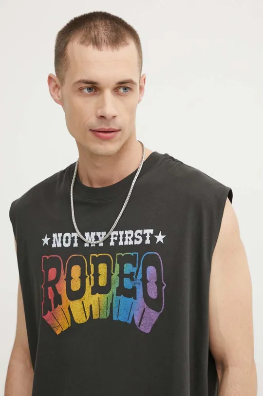 γκρί Βαμβακερό μπλουζάκι Levi's Pride Ανδρικά