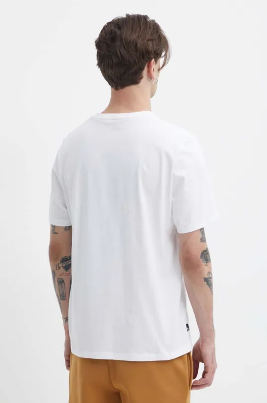 Βαμβακερό μπλουζάκι Timberland λευκό