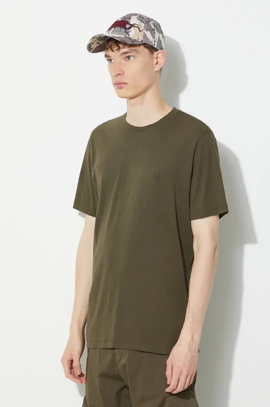 verde C.P. Company t-shirt in cotone Jersey Goggle