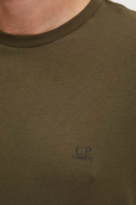 Bombažna kratka majica C.P. Company Jersey Goggle Moški
