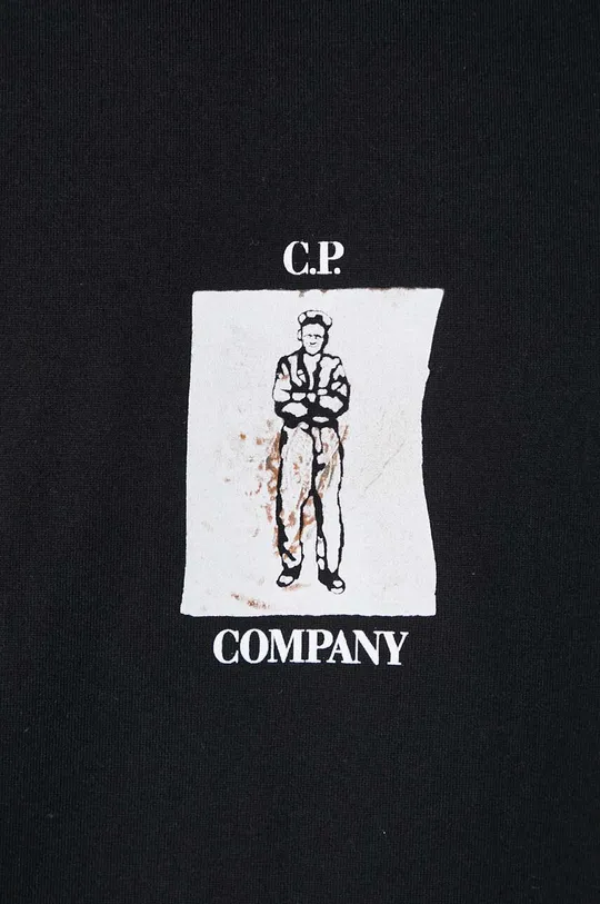 C.P. Company pamut póló Mercerized Jersey Twisted Graphic