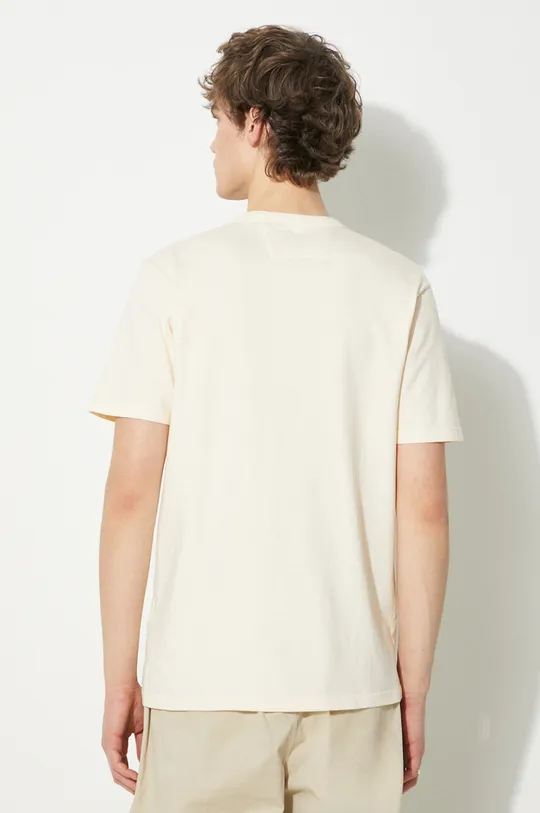 Bavlnené tričko C.P. Company Jersey Flap Pocket béžová