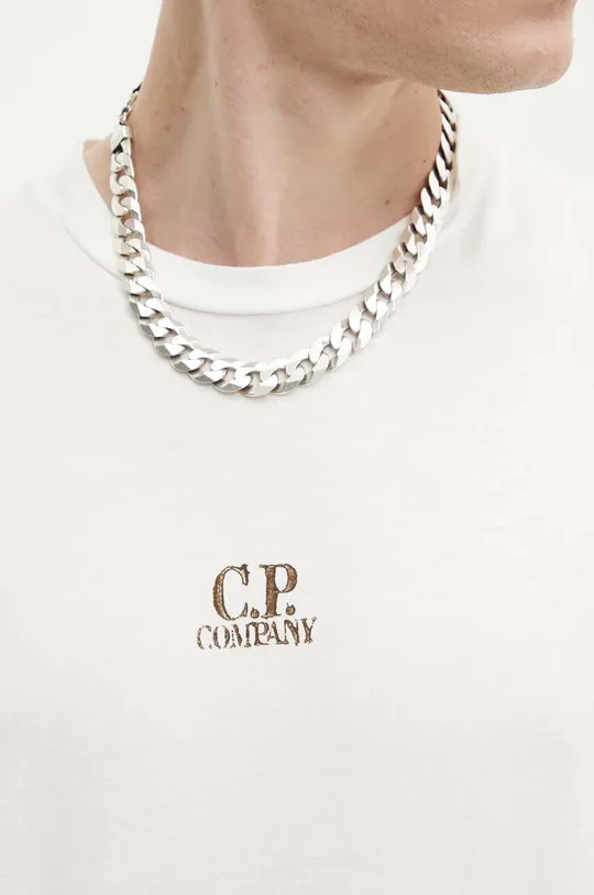 C.P. Company t-shirt in cotone Jersey Artisanal Three Cards Uomo