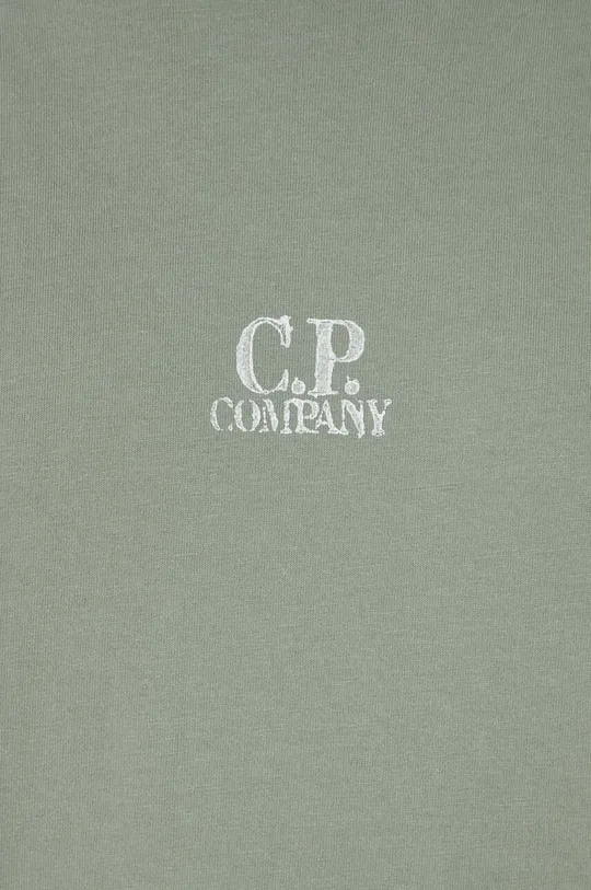 Βαμβακερό μπλουζάκι C.P. Company Jersey Artisanal Three Cards