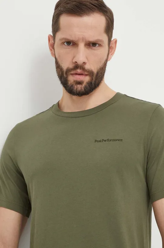 verde Peak Performance t-shirt in cotone
