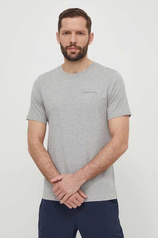 grigio Peak Performance t-shirt in cotone