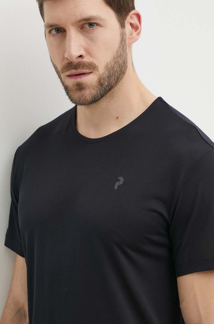 Спортивная футболка Peak Performance Delta цвет чёрный однотонная ...