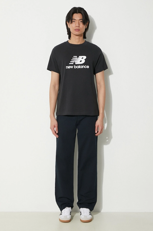 New Balance cotton t-shirt Sport Essentials black