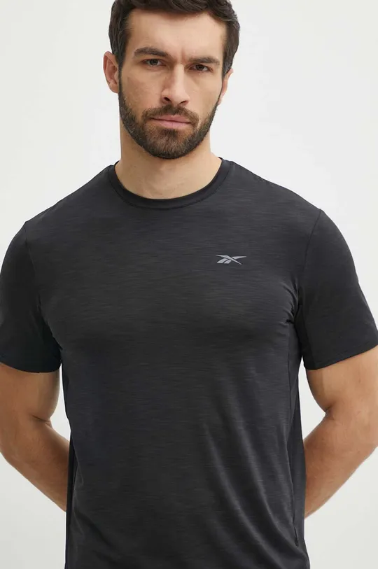 czarny Reebok t-shirt treningowy Chill Athlete 2.0