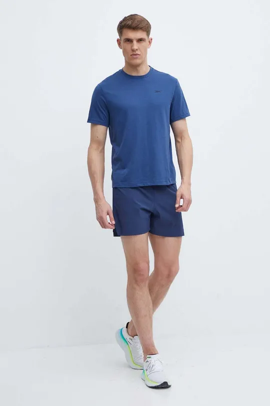 T-shirt προπόνησης Reebok Athlete 2.0 μπλε
