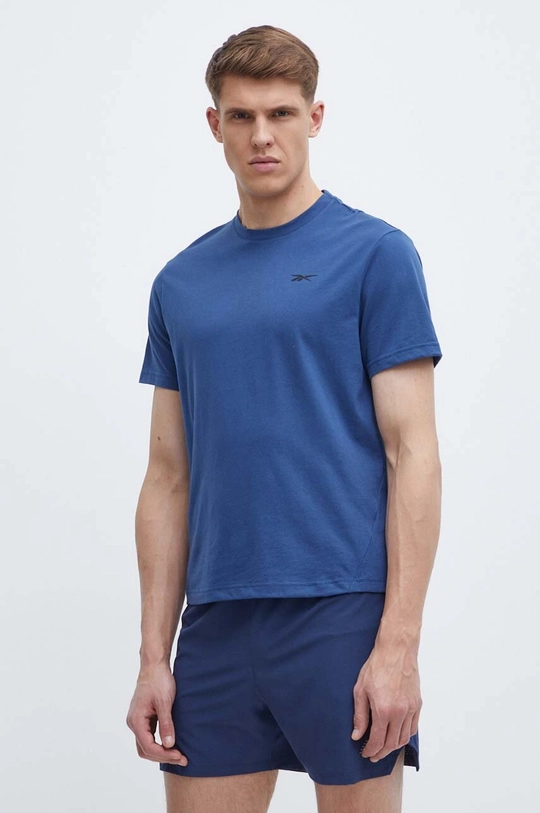 μπλε T-shirt προπόνησης Reebok Athlete 2.0