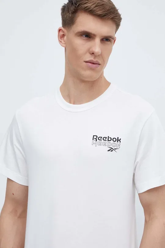 Бавовняна футболка Reebok Brand Proud 100% Бавовна