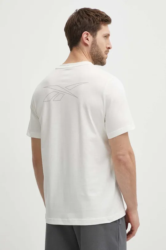 Bavlnené tričko Reebok Základná látka: 100 % Bavlna Elastická manžeta: 95 % Bavlna, 5 % Elastan