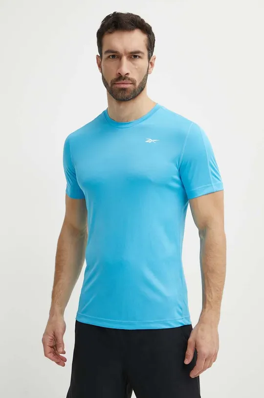 niebieski Reebok t-shirt treningowy Tech Męski
