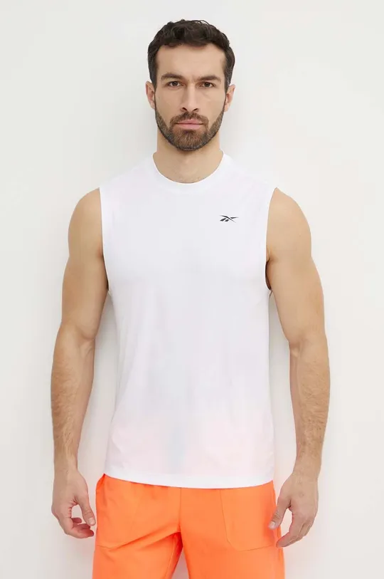 biela Tréningové tričko Reebok Tech Pánsky