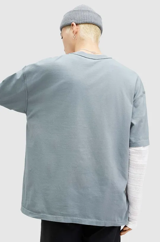 Bavlnené tričko AllSaints ISAC SS CREW Pánsky