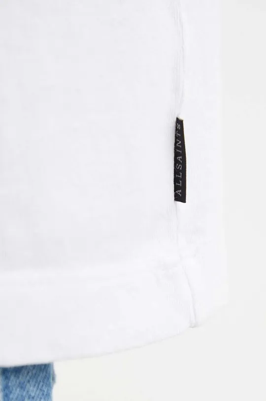 biały AllSaints t-shirt bawełniany MONTANA SS CREW