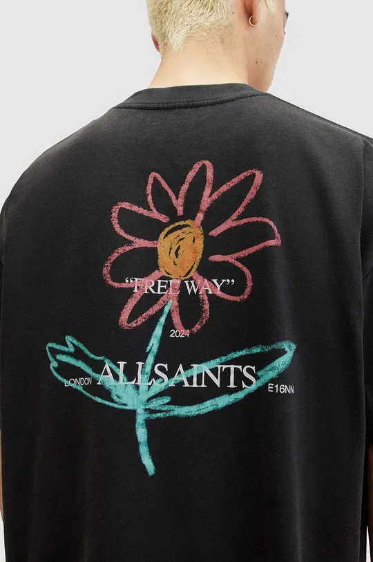 Бавовняна футболка AllSaints CRAYO SS CREW 100% Органічна бавовна