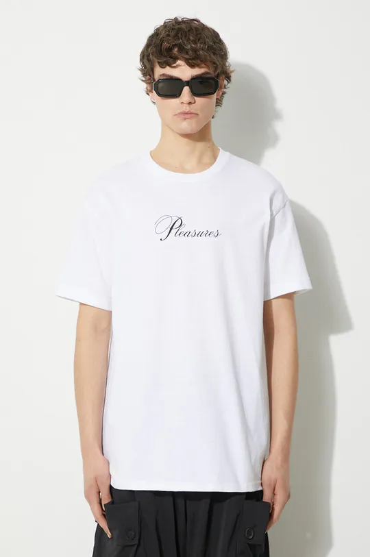 PLEASURES t-shirt in cotone Stack T-Shirt 100% Cotone