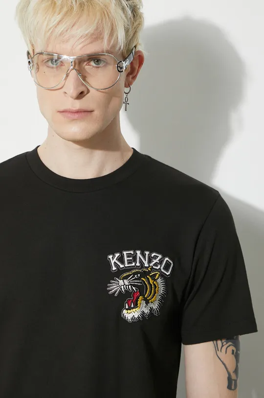 Kenzo t-shirt bawełniany Gots Tiger Varsity Męski