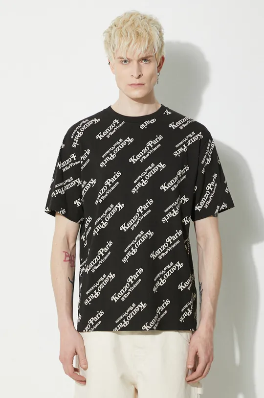 czarny Kenzo t-shirt bawełniany by Verdy Męski