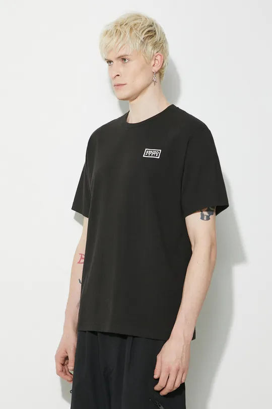μαύρο Βαμβακερό μπλουζάκι Kenzo Bicolor KP Classic T-Shirt
