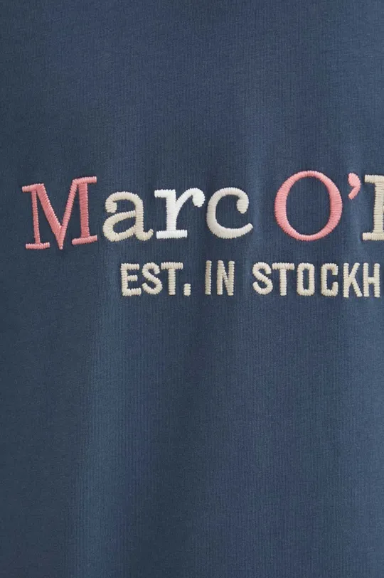 modra Bombažna kratka majica Marc O'Polo