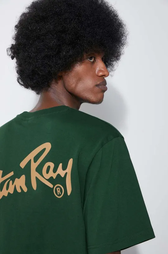 zielony Stan Ray t-shirt bawełniany Stan Tee Męski