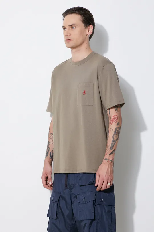marrone Gramicci t-shirt in cotone One Point