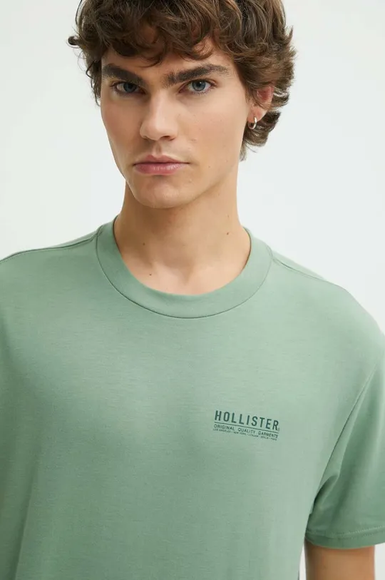 Μπλουζάκι Hollister Co. πράσινο