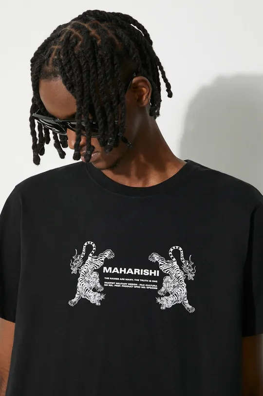 Maharishi t-shirt bawełniany Double Tigers Miltype T-Shirt Męski