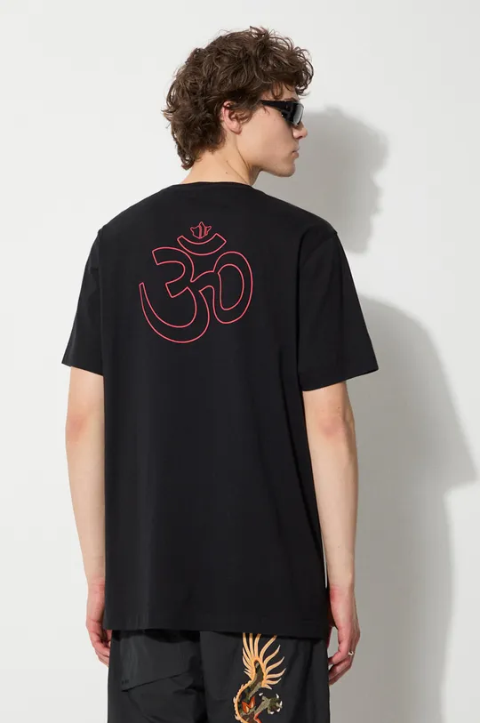 Хлопковая футболка Maharishi Th Anniversary Aum 100% Органический хлопок