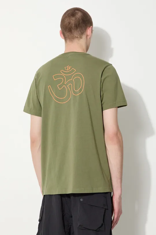 Памучна тениска Maharishi Th Anniversary Aum 100% органичен памук