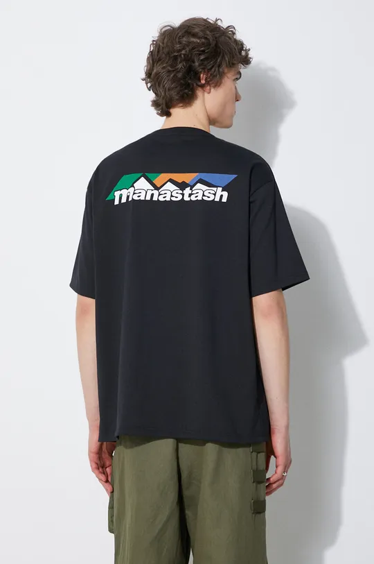 Manastash t-shirt Re:Poly Scheme Logo Fabric 1: 100% Polyester Fabric 2: 95% Polyester, 5% Polyurethane