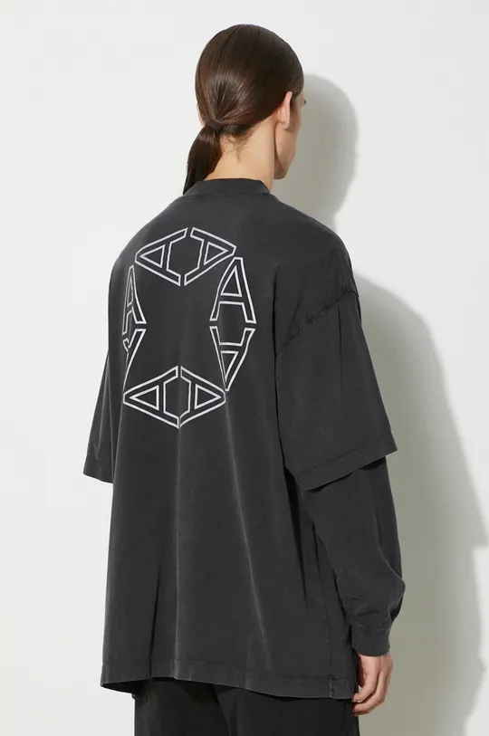 Памучна блуза с дълги ръкави 1017 ALYX 9SM Double Sleeve Laser Cut Logo 100% памук