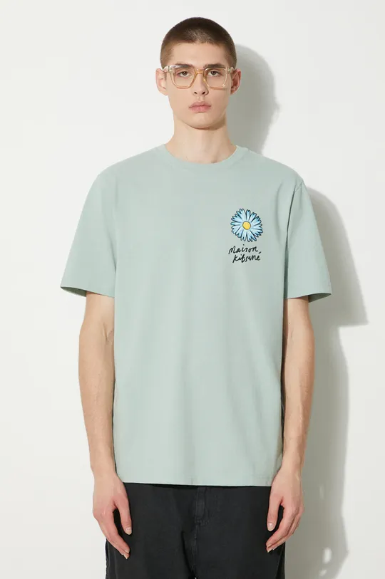 Хлопковая футболка Maison Kitsuné Floating Flower Comfort Tee-Shirt 100% Хлопок