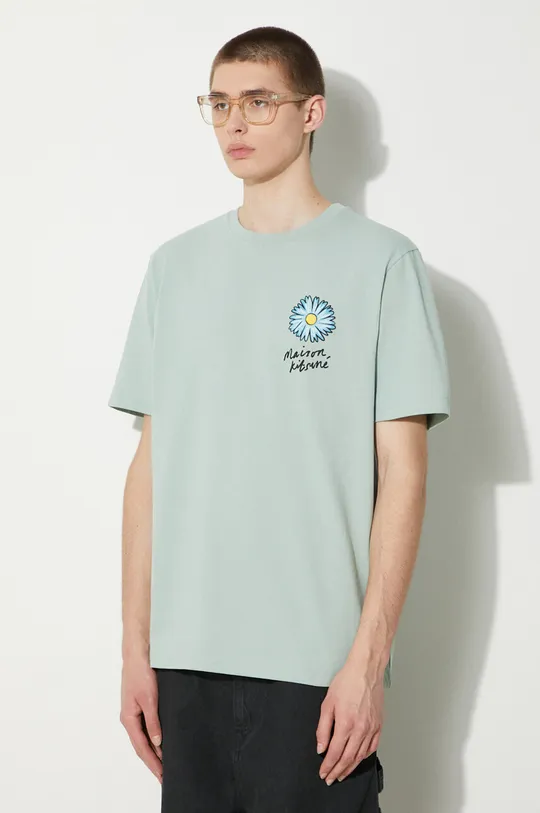 Памучна тениска Maison Kitsuné Floating Flower Comfort Tee-Shirt Чоловічий