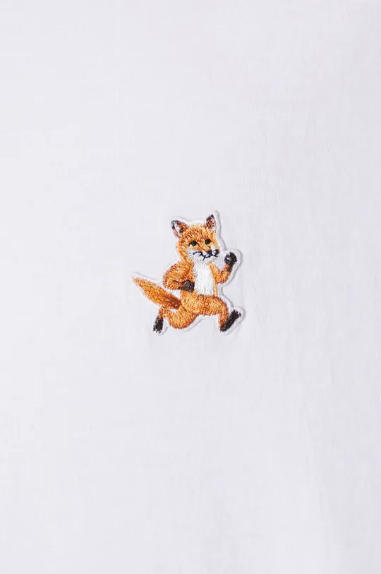Bavlněné tričko Maison Kitsuné Speedy Fox Patch Comfort Tee Shirt