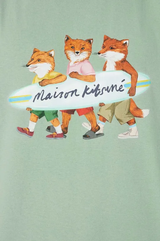 Bavlnené tričko Maison Kitsuné Surfing Foxes Comfort Tee Shirt