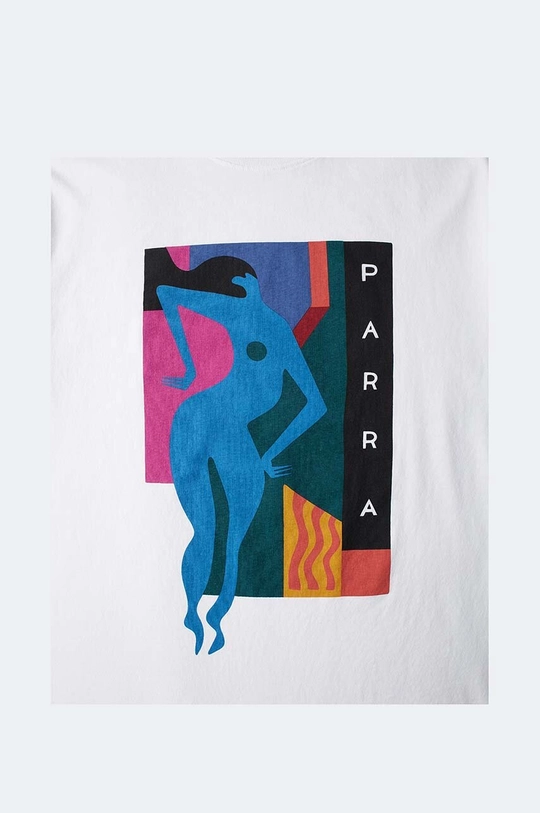 by Parra cotton t-shirt Beached And Blank 51300 white SS24