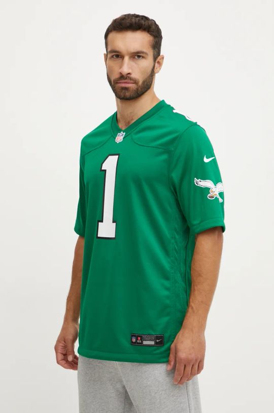 Kratka majica Nike Jalen Hurts Philadelphia Eagles Našitek zelena 67NM.03T7.86F.CY0