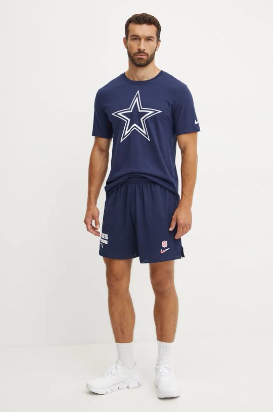 Bombažna kratka majica Nike Dallas Cowboys N199.41S.7RD.CLH mornarsko modra SS24