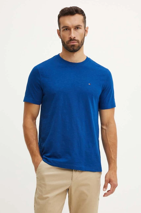 Tommy Hilfiger t-shirt in cotone semplice blu navy MW0MW34375