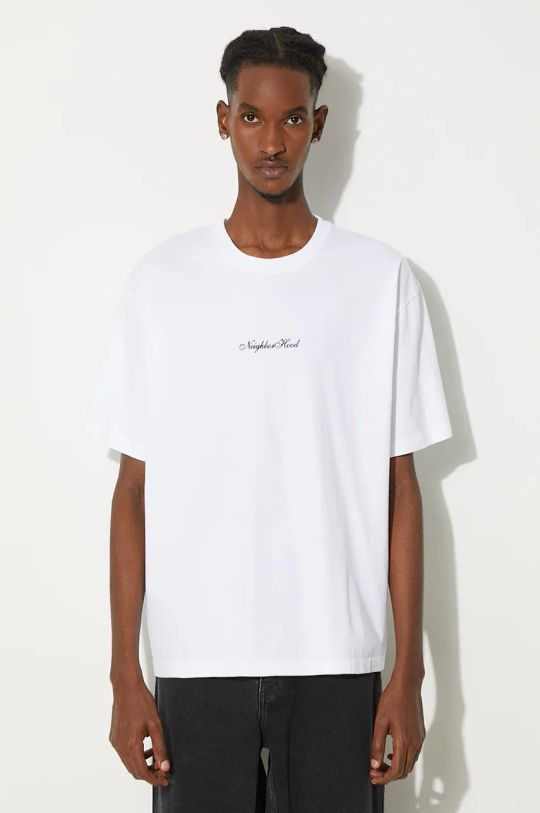 Μπλουζάκι NEIGHBORHOOD Tee SS-8 χαλαρό λευκό 241PCNH.ST08